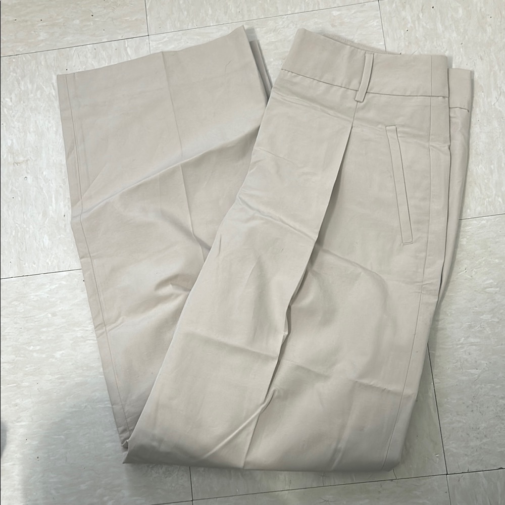 RW&CO. Beige Wide Leg Trousers